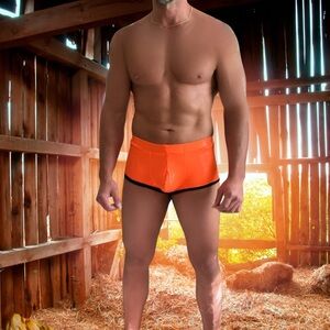 Mens Soft Knit Backless Boxer Briefs